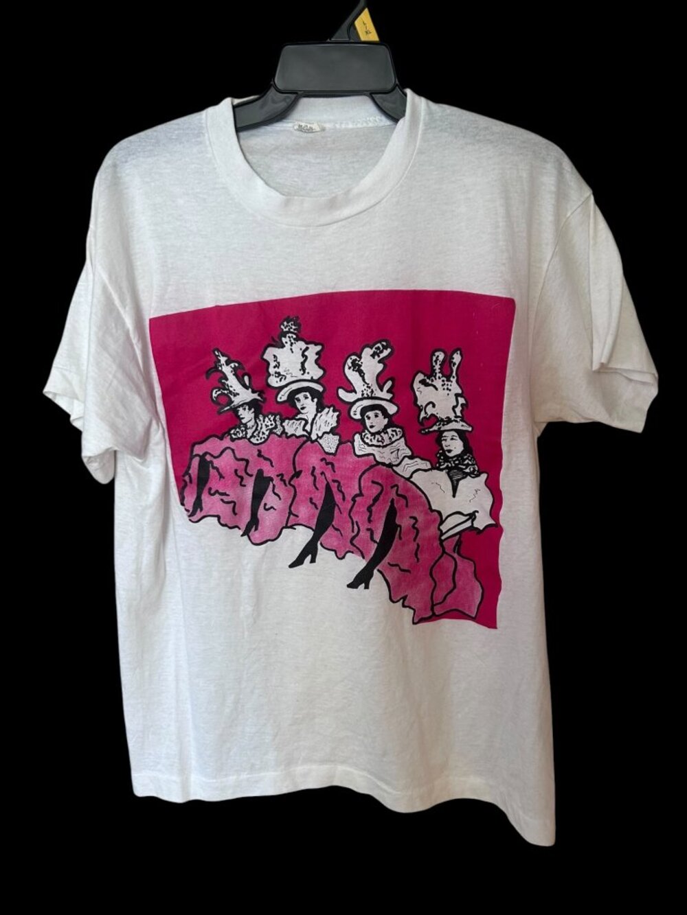 Vintage Screen Stars Single Stitch Tee XL Toulouse-Lautrec Can-Can Art Print
